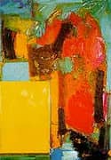 Smaragd Red and Germinating Yellow 1959 By Hans Hofmann