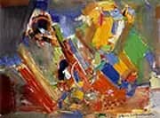 Variation of a Theme in Blue II 1956 By Hans Hofmann