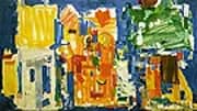 Studio No 2 in Blue 1954 By Hans Hofmann