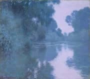 Morning on the Seine near Giverny 1897 By Claude Monet