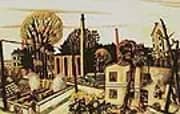 Landscape near Frankfurt am Main 1922 By Max Beckmann