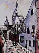 Sacre Coeur in Snow 1939 By Max Beckmann