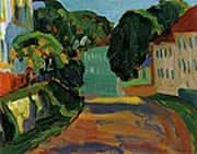 Street in Murnau 1908 By Gabriele Munter