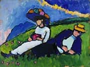 Jawlensky and Werefkin 1909 By Gabriele Munter