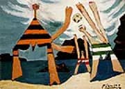 Bathers with a Ball 1928 By Pablo Picasso