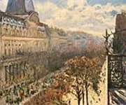 Boulevard des Italiens c1880 By Gustave Caillebotte