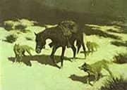 The Last March 1906 By Frederic Remington
