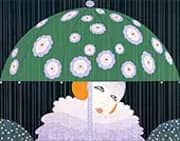 Erte Spring Showers By Erte