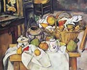 Still Life with Basket By Paul Cezanne