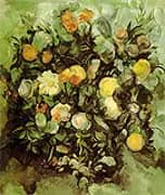 Flowers 1900 By Paul Cezanne