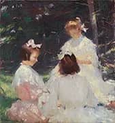 Children in the Woods 1905 By Frank Weston Benson