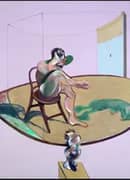 Two Studies of George Dyer with Dog 1968 By Francis Bacon