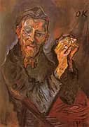 Felix Alberecht harta 1909 By Oskar Kokoschka