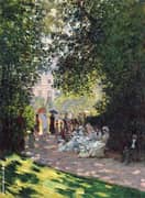Parc Monceau 1878 By Claude Monet