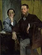 Edmondo and Therese Morbilli 1865 By Edgar Degas