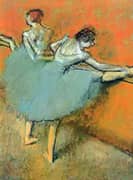 Dancers at the Barre 1900 By Edgar Degas