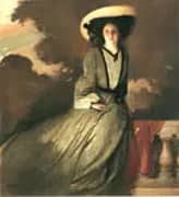Portrait of Mrs John White Alexander 1856 By John White Alexander