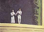 Two Comedians 1966 By Edward Hopper