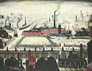 The Football Match c1950 By L-S-Lowry