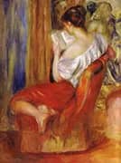 Reading Woman c1900 By Pierre Auguste Renoir