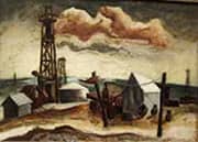 Camp with Oil By Jackson Pollock (Inspired By)