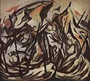 Composition with Figures and Banners 1934 By Jackson Pollock (Inspired By)