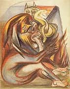 Untitled A 1939 By Jackson Pollock (Inspired By)