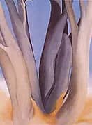 Dark Tree Trunks 1946 By Georgia O'Keeffe