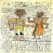 Self Portrait with Suzanne 1982 By Jean Michel Basquiat