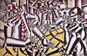 The Card Game 1917 By Fernand Leger