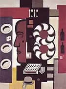 Composition with Hand and Hats 1927 By Fernand Leger