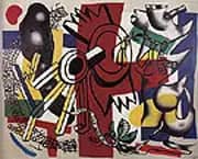 Good Bye New York 1946 By Fernand Leger