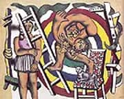 The Acrobat and His Partner 1948 By Fernand Leger