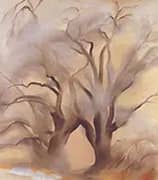 Winter Cottonwoods East 1954 V By Georgia O'Keeffe