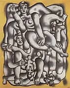 Gray Acrobats c1942 By Fernand Leger