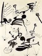 Untitled 1945 7 By Barnett Newman