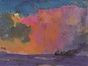 Sea with Colourful Sky By Emil Nolde