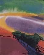 Landscape Red Yellow Green By Emil Nolde