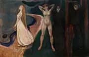 The Three Stages of Woman Sphinx c1894 By Edvard Munch