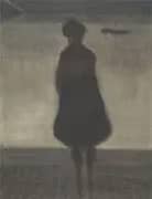Femme de Pecheur Face Au Bassin By Leon Spilliaert