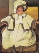 Ellen Mary in a White Coat c1896 By Mary Cassatt