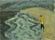 Man Fishing 1938 By Milton Avery