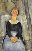 La Belle Epiciere 1918 By Amedeo Modigliani