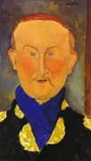 Portrait of Leon Bakst 1917 By Amedeo Modigliani