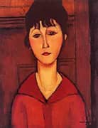 Tete De Jeune Fille By Amedeo Modigliani