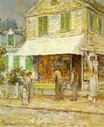 Provincetown Grocery Store 1900 By Childe Hassam