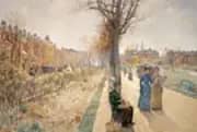 The Public Garden Boston Common c1885 By Childe Hassam