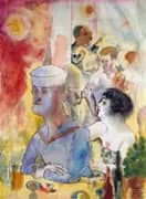 Grey Matrose im Nactlokal 1925 By George Grosz
