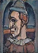 Profile of a Clown c1940 By George Rouault
