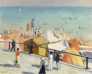 Ete La Plage Des Sables d'Olonne 1933 By Albert Marquet